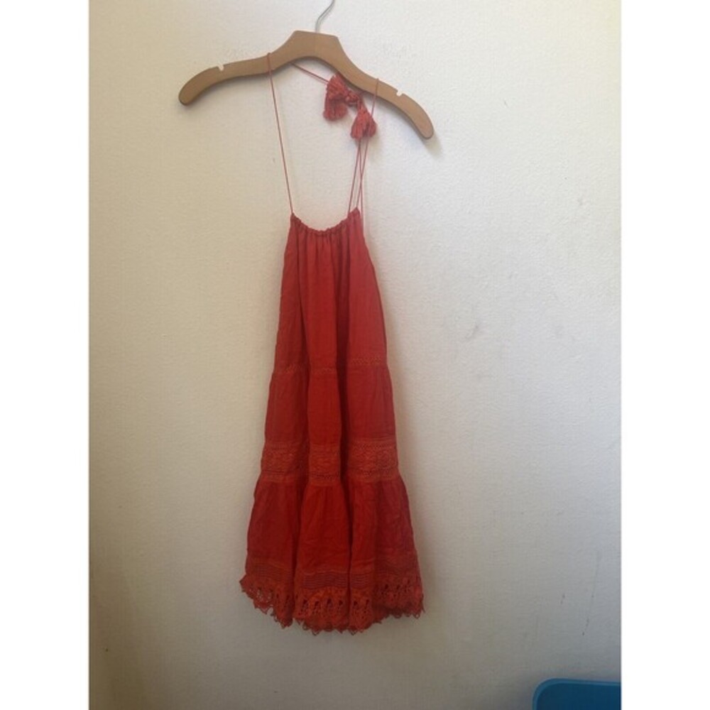 NWT KIMCHI BLUE URBAN OUTFITTERS ORANGE BOHEMIAN DRESS MEDIUM (L10)